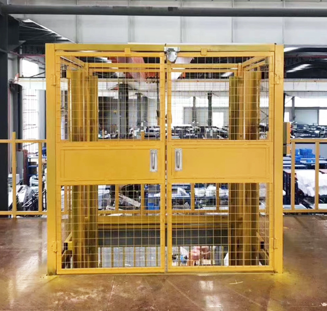 盘锦智能导轨式升降机亮相